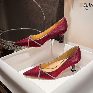 Satin Top Pointed Heels slider icon 2