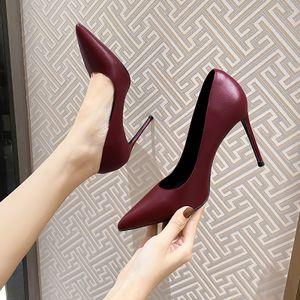 Leather pointed stiletto heels slider icon 2